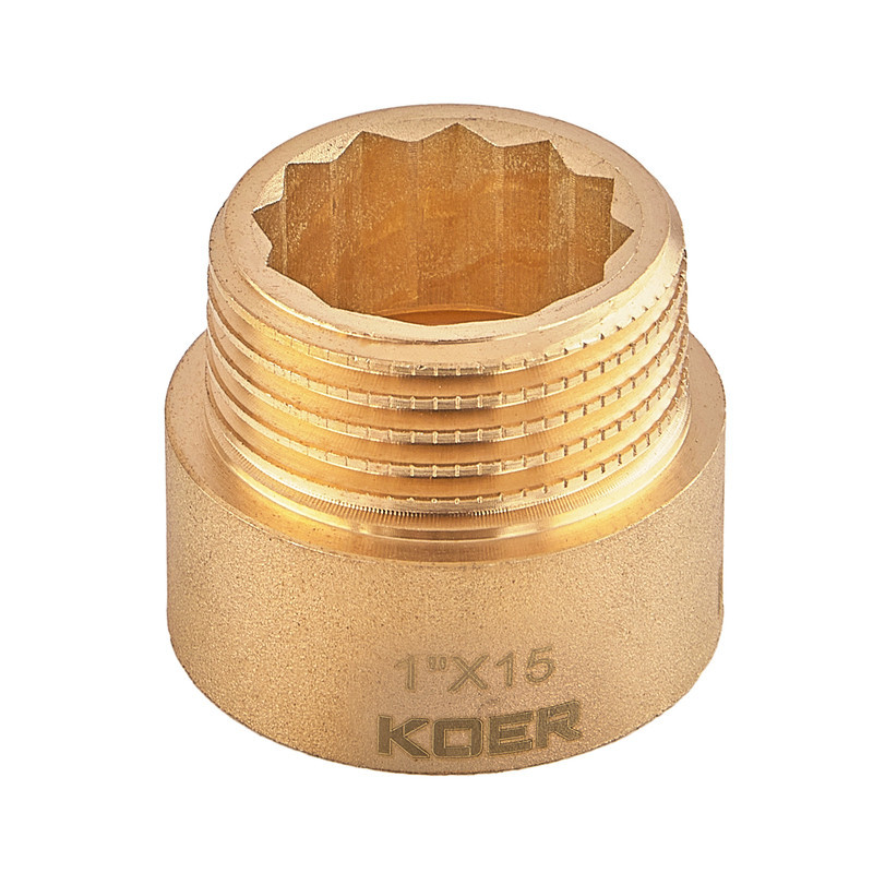 Подовжувач без нікелю 1"-15мм KOER KF.E10-15.WN (KR5669) Київ - фото 3