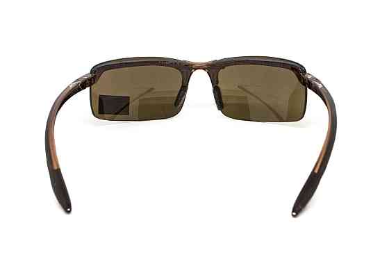 Окуляри захисні Global Vision Wheelin Crystal Brown (drive mirror), дзеркальні коричневі лінзи в коричневій напівпрозорій оправі Запоріжжя