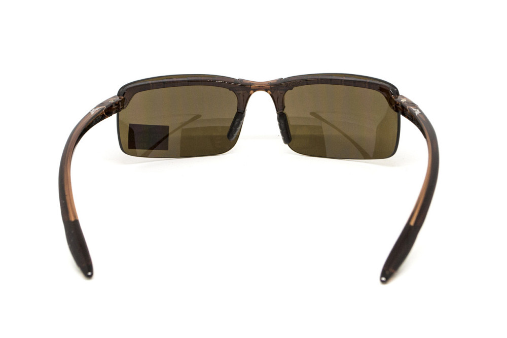 Окуляри захисні Global Vision Wheelin Crystal Brown (drive mirror), дзеркальні коричневі лінзи в коричневій напівпрозорій оправі Запоріжжя - фото 6