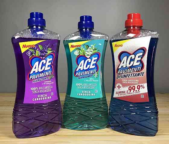🧼 ACE Pavimenti | Засіб для миття підлоги без хлору | 100% блиск 🌟 Дезінфекція та ароматизація 🌸 1 л Киев