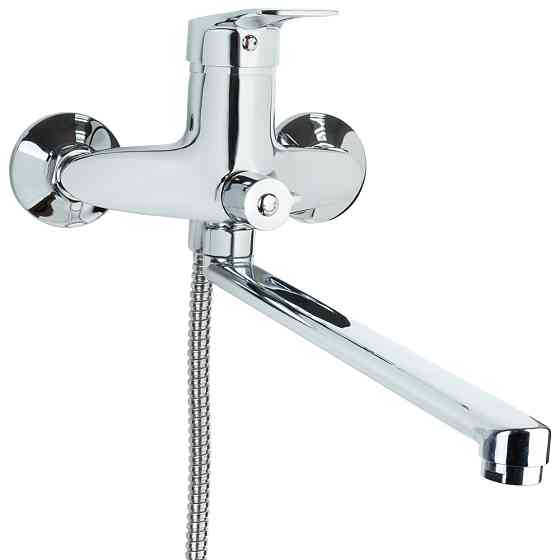 TAU Смеситель SM Ø40 для ванны гусак прямой 350мм дивертор встроенный картриджный TAU SM-2C244C Киев