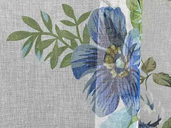 Тюль батист с цветочным принтом, коллекция 