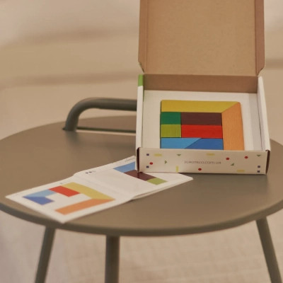 Развивающая игрушка Ігротеко Танграм 8 эл. + карточки с заданиями (900446) Винница - изображение 5