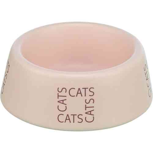 Миска Trixie для кошек керамическая 0,15 л диаметр 12 см розовая Киев