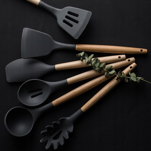 Набор силиконовых кухонных приборов 12 элементов с подставкой Ruhhy (21804) Нововолынск - изображение 7