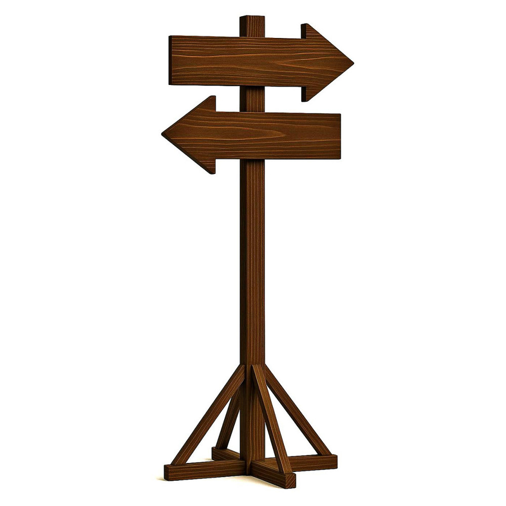 Підлогова стрілка-покажчик "Домус" терракот Миколаїв - фото 1