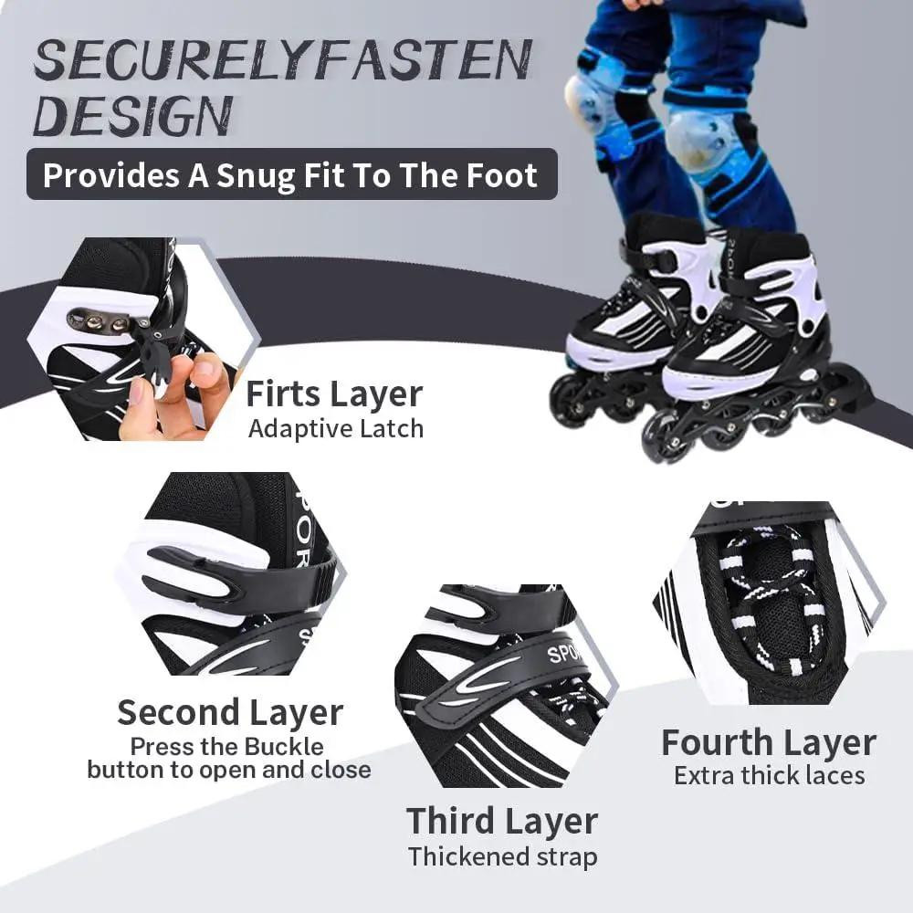 Регульовані роликові ковзани FYNART 29779 Луцьк - фото 3