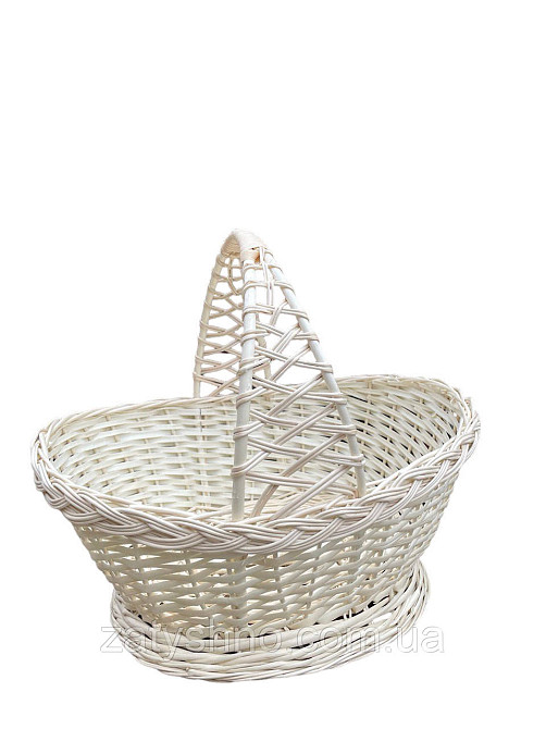 Біла плетена корина ошатна Київ - фото 3