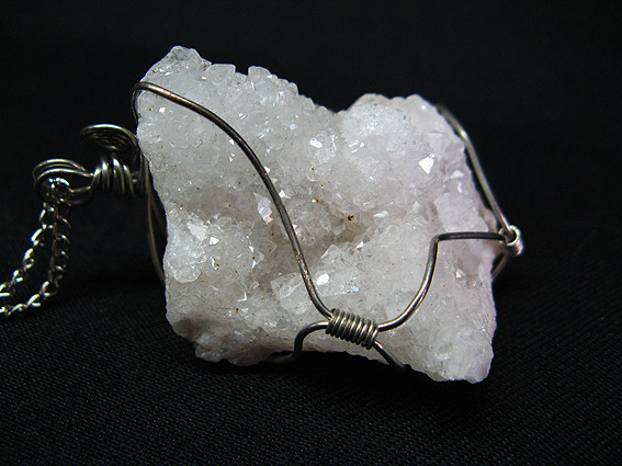 Кулон на шею друза самородок горный хрусталь Киев - изображение 1