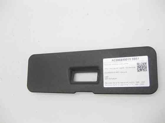 Mercedes-Benz  A2206840018 9B51 Кришка плафона освітлення простору ніг задніх пасажирів колір антрацит S-class short W220 S-class long V220 Одеса