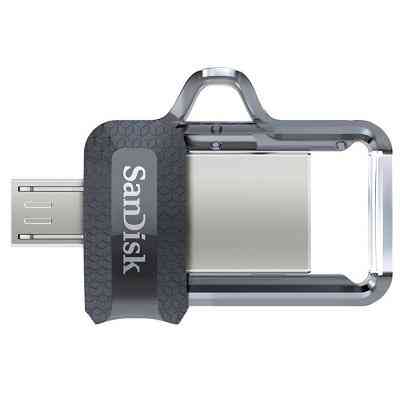 USB флеш накопичувач SanDisk 64GB Ultra Dual Black USB 3.0 OTG (SDDD3-064G-G46) Вінниця