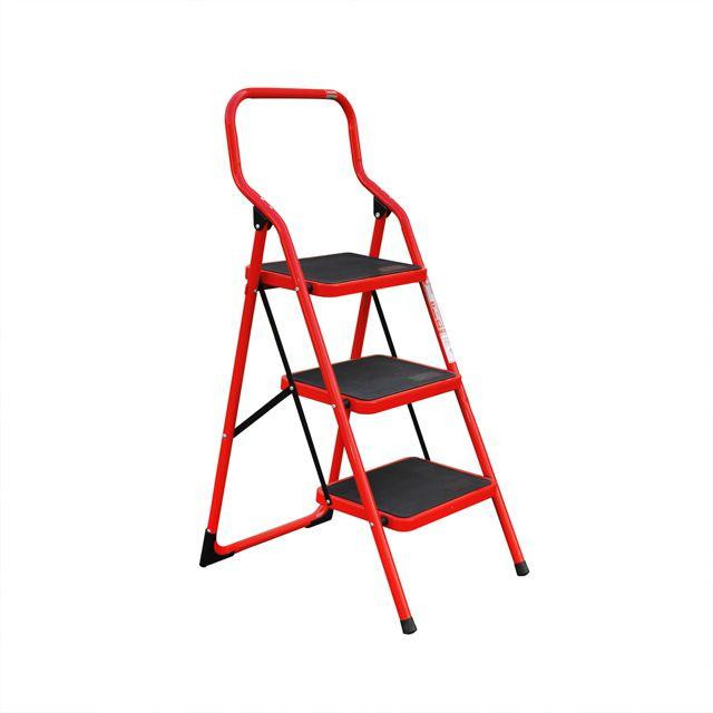 Драбина сталева, 3 сходини, 380×260 мм, висота: 1145 мм INTERTOOL LT-0033 Київ - фото 1