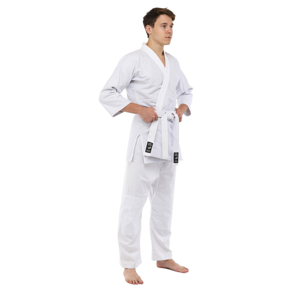 Кімоно для дзюдо HARD TOUCH CO-8917 розмір 120-190 см білий Спортивна форма Київ - фото 3