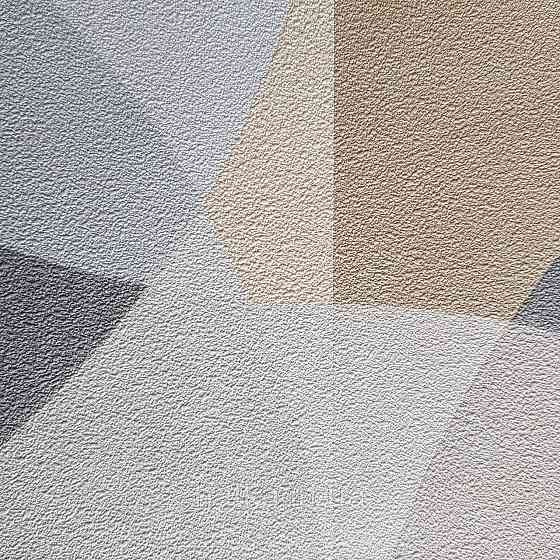 Шпалери метрові вінілові на флізелін дизайнерські Erismann Elle геометрія ромби кола сірий коричневий бежевий Київ