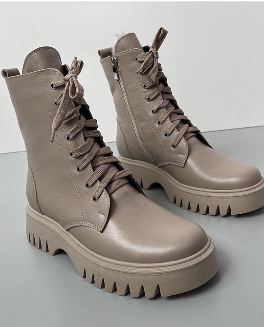 Edan Instruments Черевики жіночі EDAN 78 капучіно (зима, шкіра натуральна) (5199) 40 Коломия - фото 1