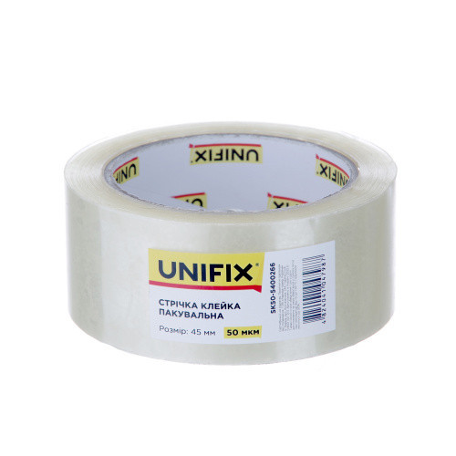 Скотч пакувальний SK50-5400266-200 200 50 мкм 45 мм UNIFIX Рівне - фото 1