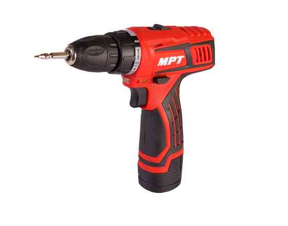 MPT Дриль-шуруповерт акумуляторний MPT 12 V Li-ion 1.5 Аг 2 швидкості 0-400/1450 об/хв 10 мм 2 Коломия