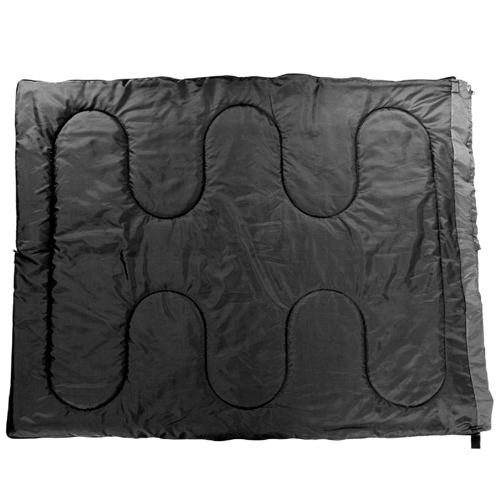 Спальний мішок ковдра з підголовником 220г/м2, 190х74см, t від +6 до +22 чорний Київ - фото 4