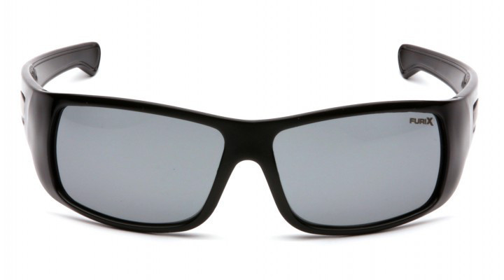 Окуляри захисні Pyramex Furix (grey) Anti-Fog, чорні Запоріжжя - фото 2