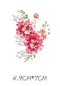 Термоаппликация для одеждый Пионы Киев - изображение 1