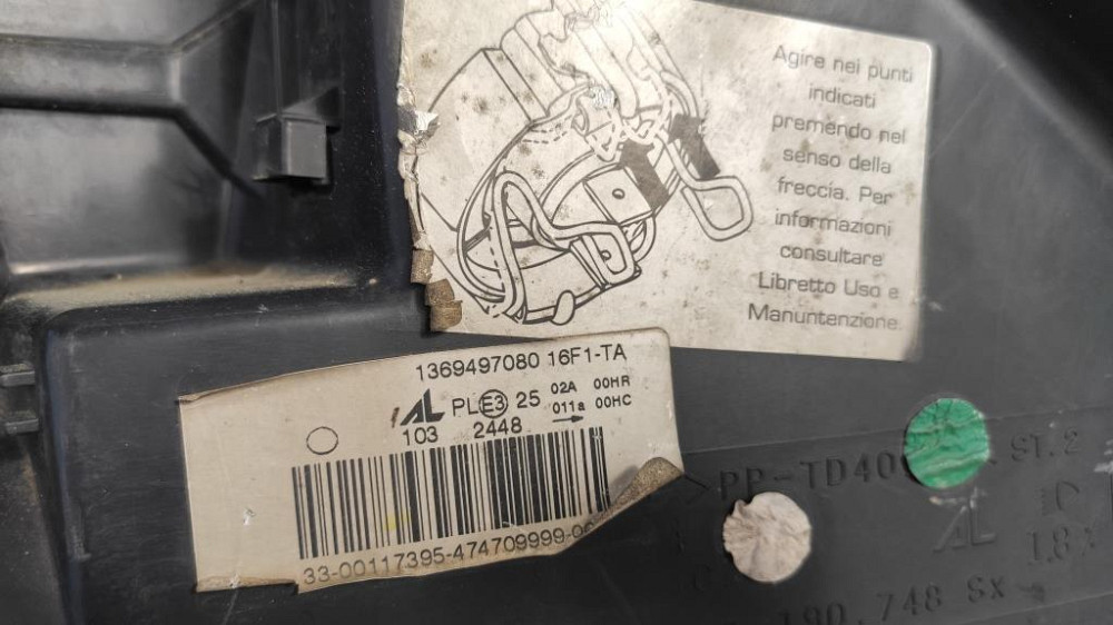 Фара ліва Peugeot Boxer 2006-2013 (1369497080) Ковель - фото 2