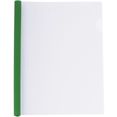 Папка-скоросшиватель Economix А4 с планкой-зажимом 6 мм (2-35 листов), зеленая (E31204-04) Винница - изображение 1