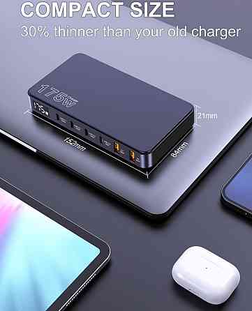 Універсальна зарядка Ueetop GaN 175Вт зарядний пристрій. Харків