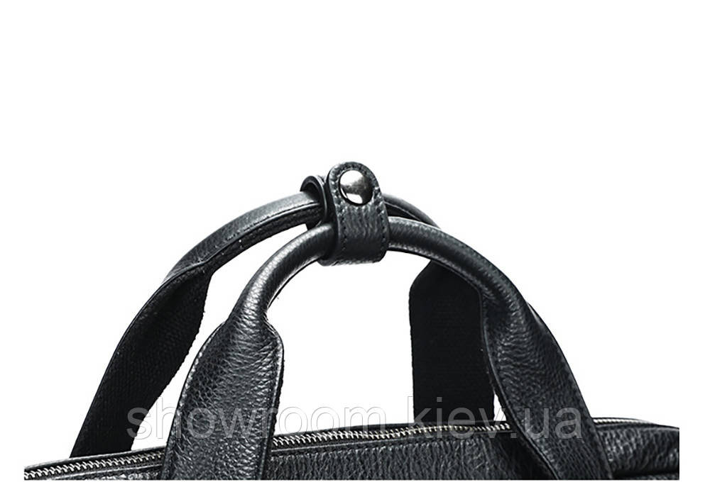 Мужская деловая кожаная сумка с отделением для ноутбука Leather Collection (6079) Киев - изображение 5