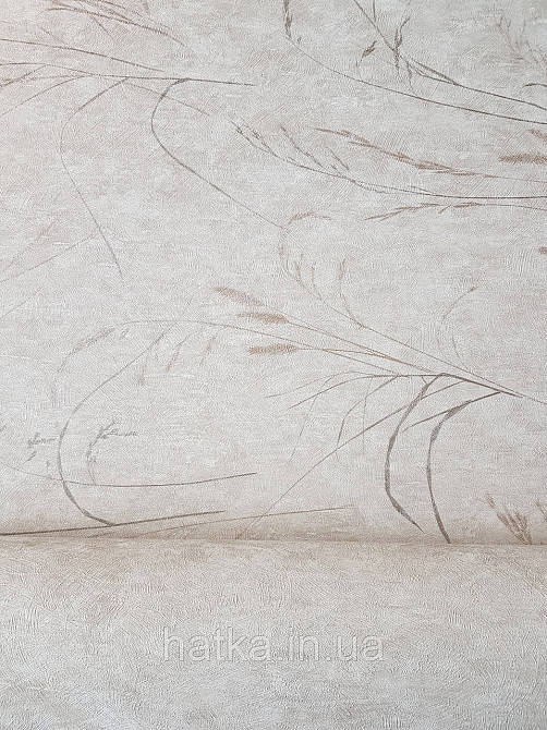 Шпалери метрові вінілові на флізеліні Sintra Vila прованс польові квіти рослини коричневі 533246 Київ - фото 4