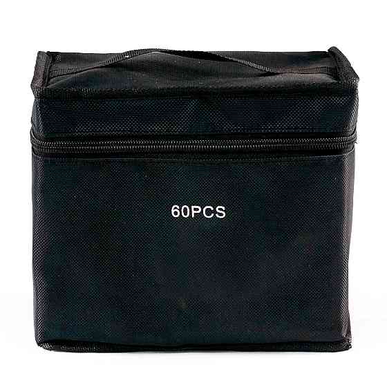 Набір професійних двосторонніх маркерів для скетчинга в чохлі Touch 60 штук, Фломастери для художників Кам'янець-Подільський