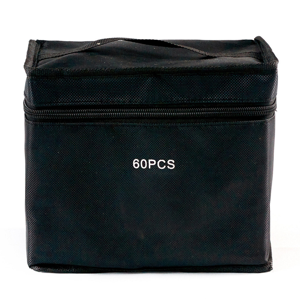 Набор профессиональных двухсторонних маркеров для скетчинга в чехле Touch 60 штук, Фломастеры для художников Каменец-Подольский - изображение 6