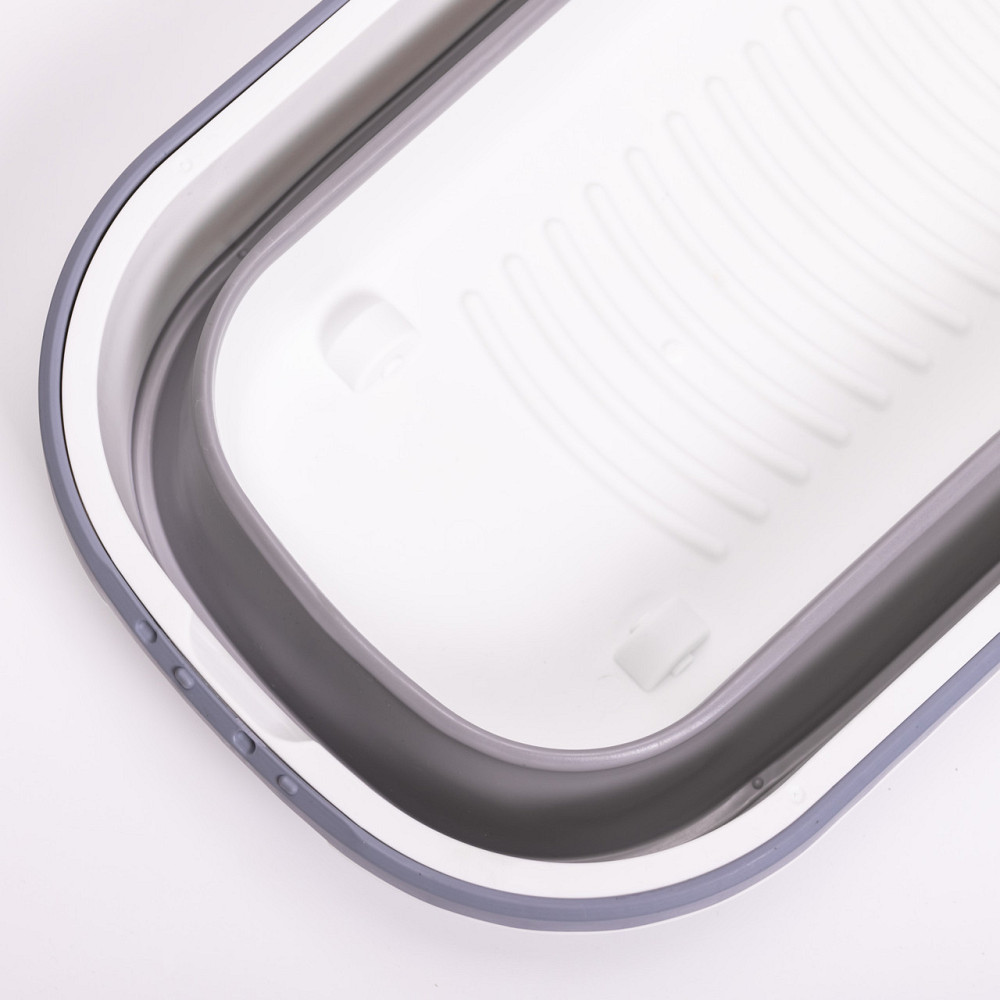 Складне відро-таз із пластику з силіконовими вставками для дому, дачі та подорожей HP-35015-2 Київ - фото 5