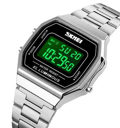 Чоловічий наручний годинник Skmei 1647 (Сріблястий) Вінниця