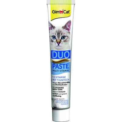 Паста для тварин GimCat DUO PASTE Multi-vitamin 12 vitamins with tuna 12 вітамінів та тунець 50 г (4002064421858) Вінниця