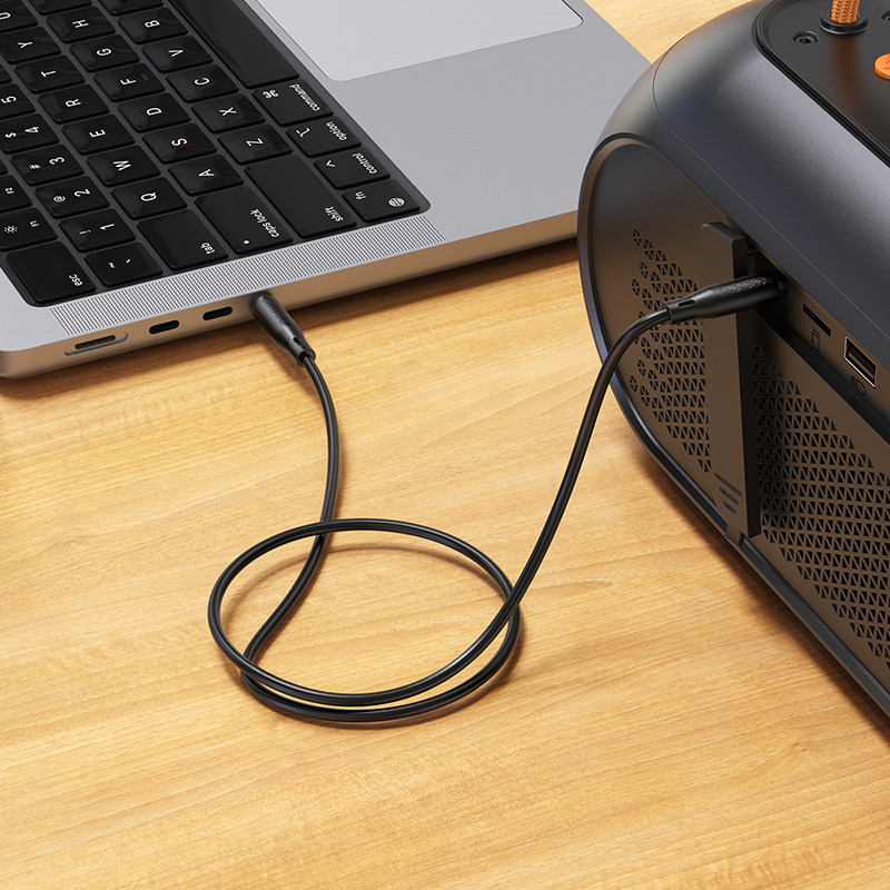 Аудиокабель BOROFONE BL26 AUX 1м черный Киев - изображение 3