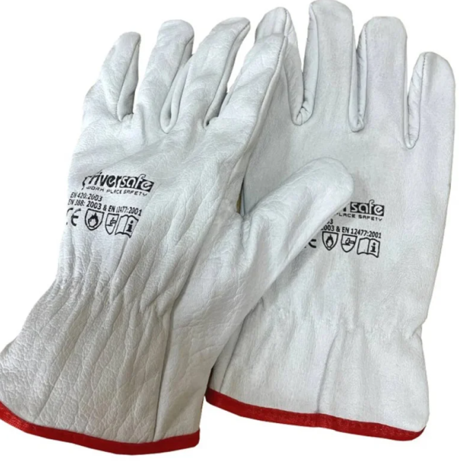 Рукавиці пасічні комбіновані шкіра теляча/свиняча, захист від укусів бджіл, розмір L-26 см Одеса - фото 2