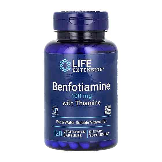 Benfotiamine with Thiamine 100 mg - 120 vcaps Луцк