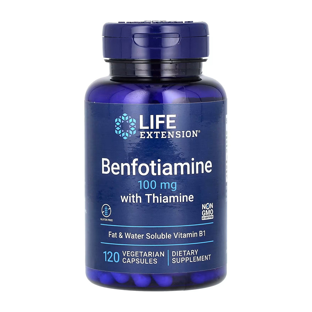 Benfotiamine with Thiamine 100 mg - 120 vcaps Луцк - изображение 1