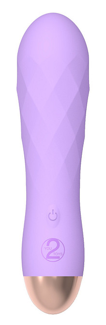 Фіолетовий мінівібратор із незвичайною текстурою Cuties Mini Vibrator Sex Aura Київ - фото 7