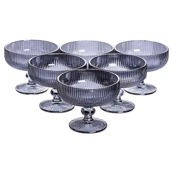 Креманки на ножке 6 шт для десертов и мороженого Киев