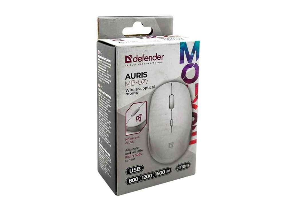 Мишка бездротова компютерна Auris MB-027 ТМ Defender Київ - фото 1
