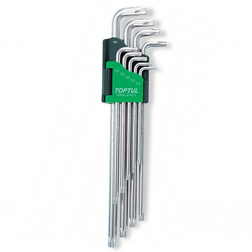 Г-образні ключі TORX TOPTUL T10-T50 9ед. супердовгі GAAL0923 Одеса - фото 1