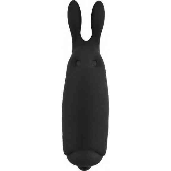 Минивибратор-пуля ,,Кролик,, Adrien Lastic силиконовый, черный Sex Aura Киев