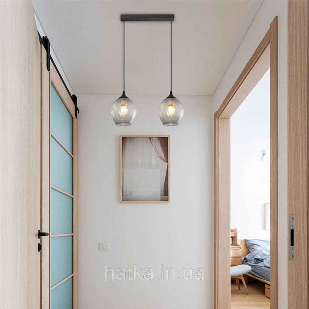 Люстра підвісна GLD-8181-2 8C BL на 2 плафони Київ - фото 1