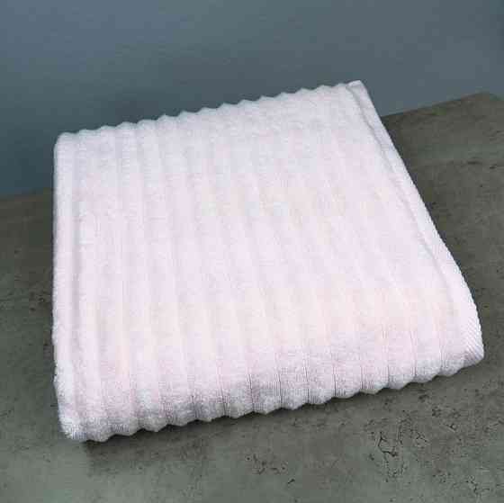 Набір махрових рушників Зеро Твіст 2шт GM Textile 50x90см, 70x140см 550г/м2 (Світло-рожевий) Суми