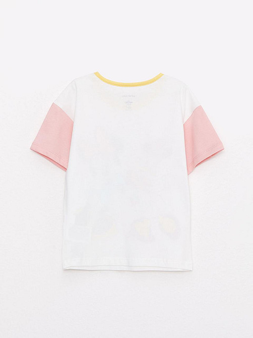 Дитяча Футболка для дівчинки з Міні Маус Disney LC Waikiki Біла 9-12міс (74-80см) Київ - фото 4