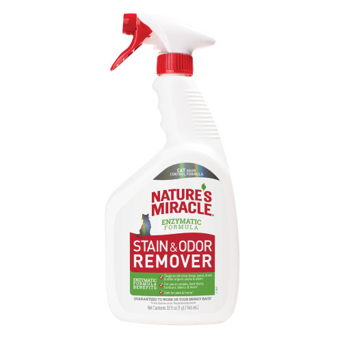 Средство 8in1 Nature_s Miracle Cat Stain and Odor Remover Spray для устранения пятен и запахов от кошек 946 мл Киев - изображение 3