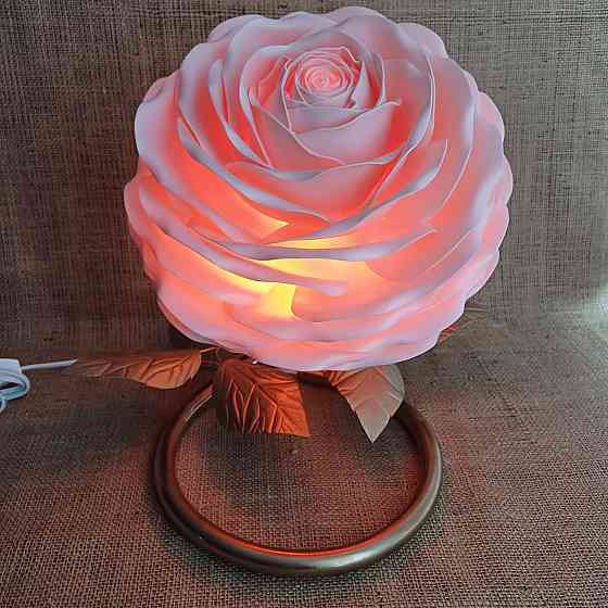 Світильник-нічник "Пудрова троянда Дніпро