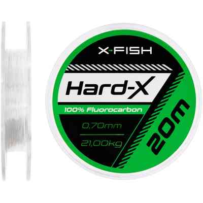 Флюорокарбон X-Fish Hard-X 20m (clear) 0.70mm 21.00kg (1917.03.94) Вінниця