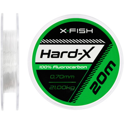 Флюорокарбон X-Fish Hard-X 20m (clear) 0.70mm 21.00kg (1917.03.94) Вінниця - фото 1